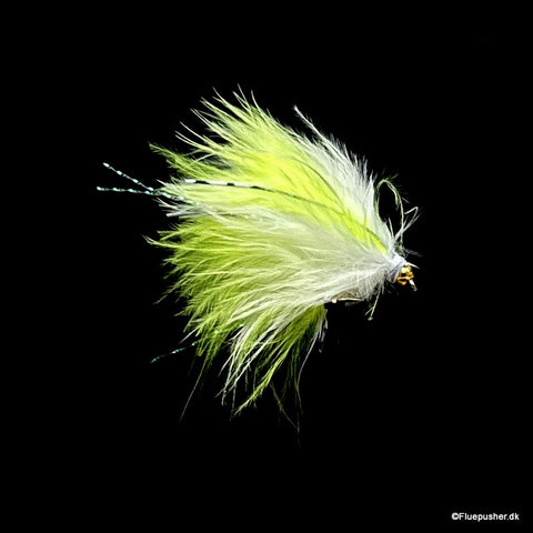 FP Fætterfluen chartreuse/hvid