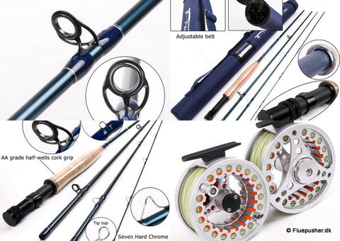 Komplettes Fliegenset Access Master 9 Fuß