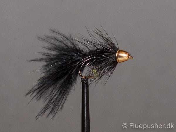 Sort Woolly bugger conehead