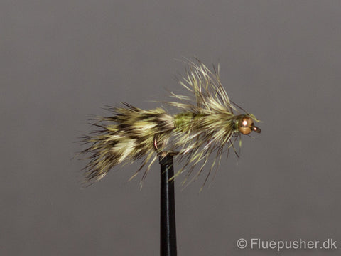 Olive grizzly woolly bugger