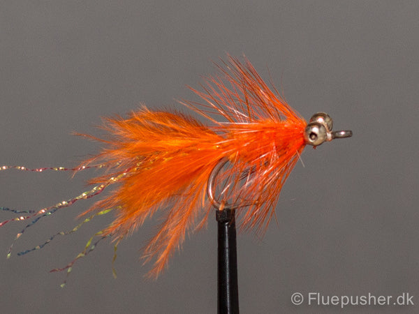 Orange woolly bugger