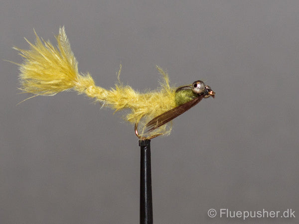 Olive beaded damsel