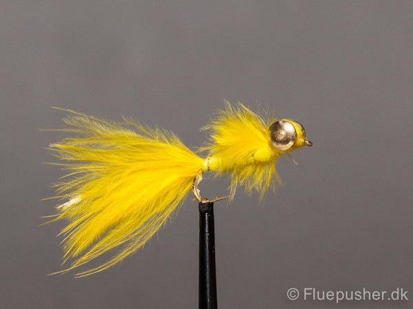 Yellow deep woolly bugger