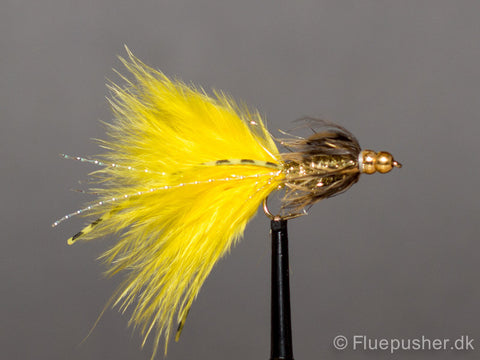 Double beaded rubberlegged gold damsel