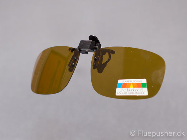 polaroid solbriller. Gul linse. – FluePusher