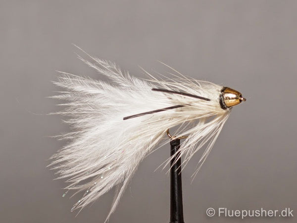 Grey grizzly woolly bugger conehead