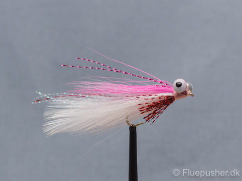 Pink/white clouser minnow