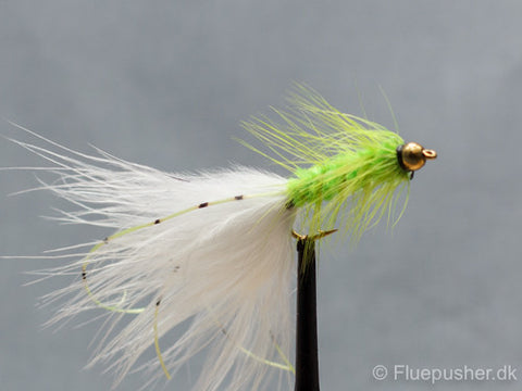 Chartreuse flexilegged woolly bugger