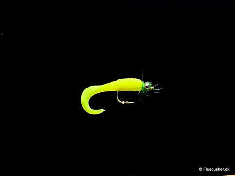 Gummifliege neongelb