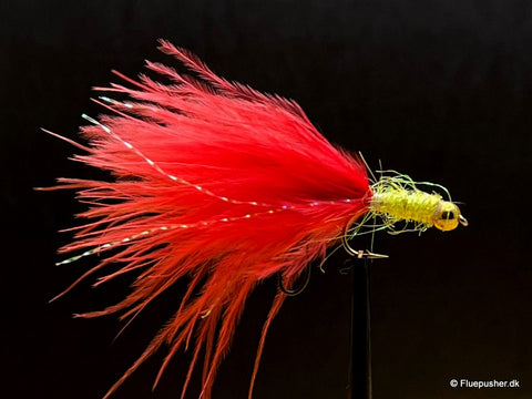 Goldener/roter griechischer Stachel UV