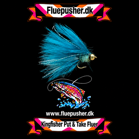 Blå/hvid mini cats whisker stinger