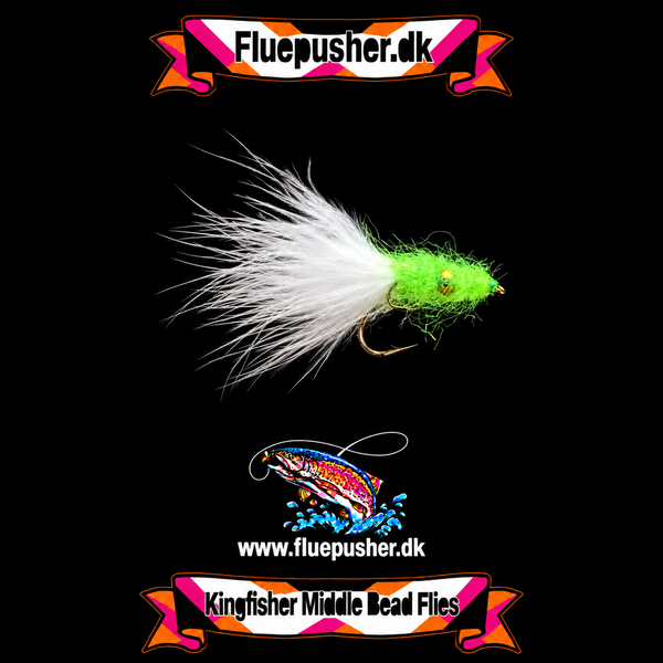 Chartreuse middle bead fly uv