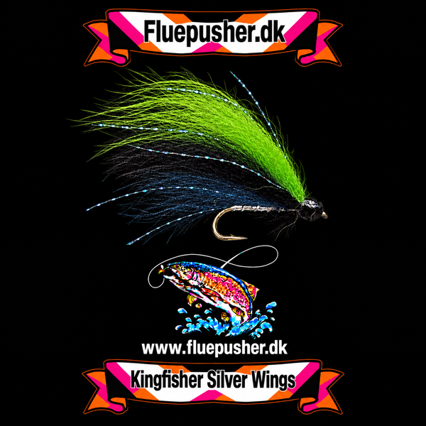 Silver wing Black/green/blue