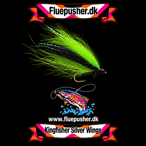 Silver wing green/black