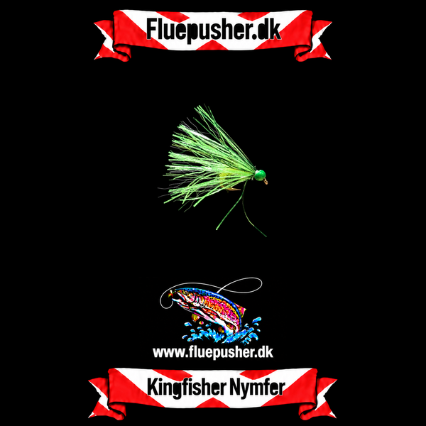 Chartreuse ice flash nymph
