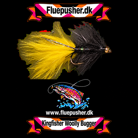 Black silver flash tail woolly bugger