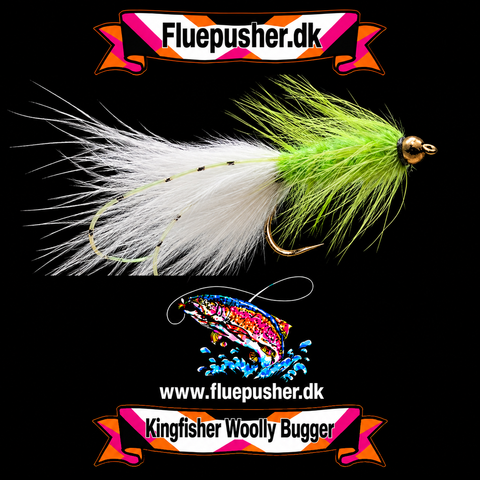 Chartreuse flexilegged woolly bugger