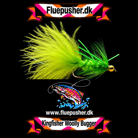 Chartreusse rubberlegged woolly bugger