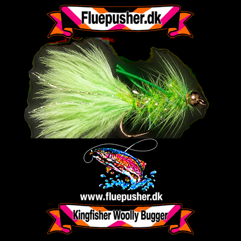 Flexi legged green woolly bugger