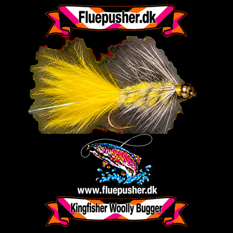 Gul grizzly woolly bugger