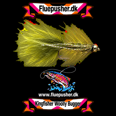 Olive krystal woolly bugger gh