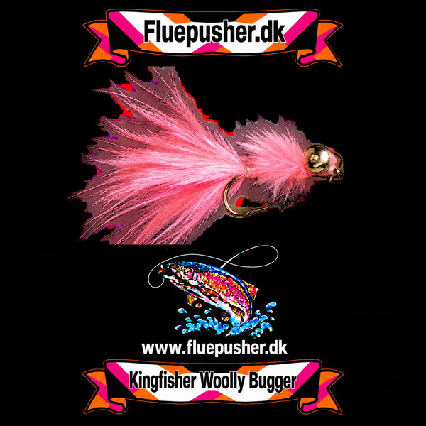 Pink deep woolly bugger – Kingfisher Woolly Bugger