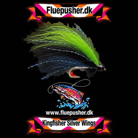 Silver wing Black/green/blue