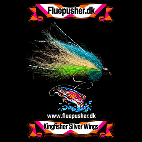 Silver wing blue/chartreuse