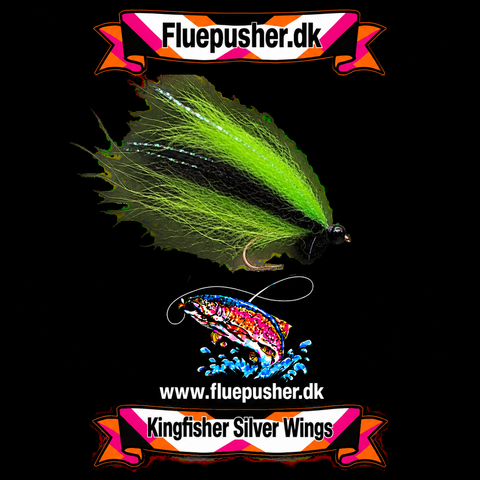 Silver wing green/black