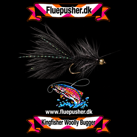 Sort Woolly bugger