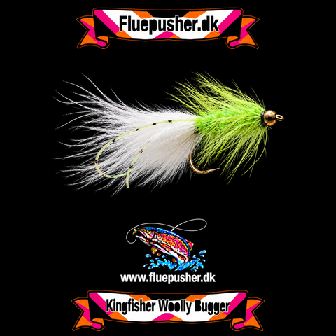 Chartreuse flexilegged woolly bugger