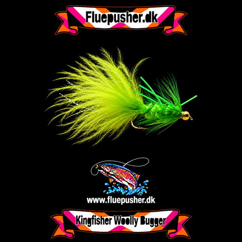 Chartreusse rubberlegged woolly bugger