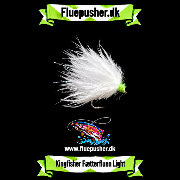 FP Fætterfluen light hvid – Kingfisher Fætterfluen Light