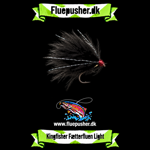 FP Fætterfluen light sort – Kingfisher Fætterfluen Light