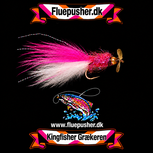 Pink/hvid propel græker – fulde harmoniske halefibre