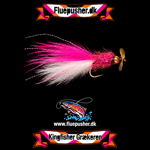Pink/hvid propel græker