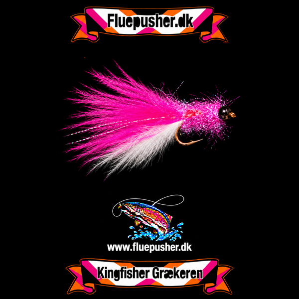 Pink/white Fritz græker widegap – fulde harmoniske halefibre