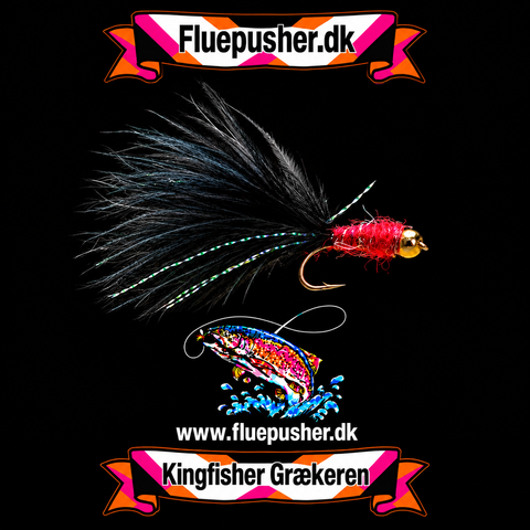 Schwarz/Rubin griechischer Stinger UV