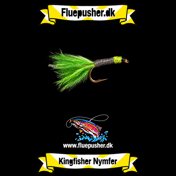 Green but stalking bug UV – Kingfisher Nymfer
