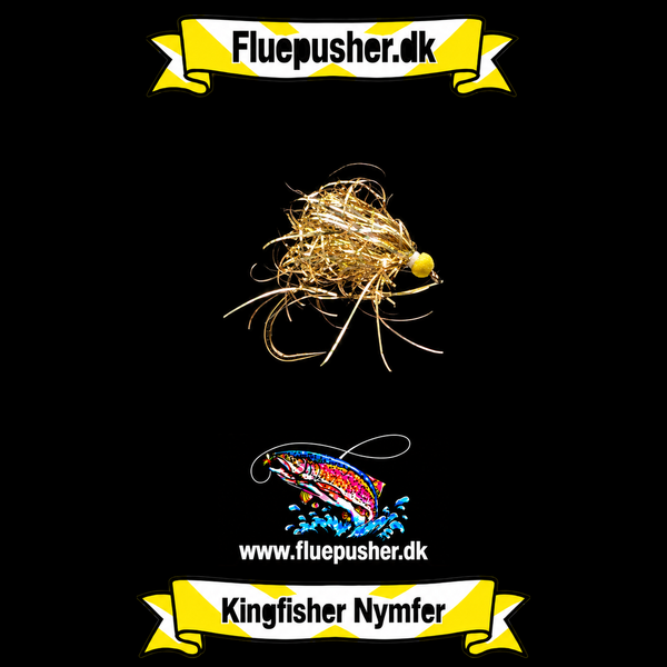 Guld ice flash nymph – Kingfisher Nymfer