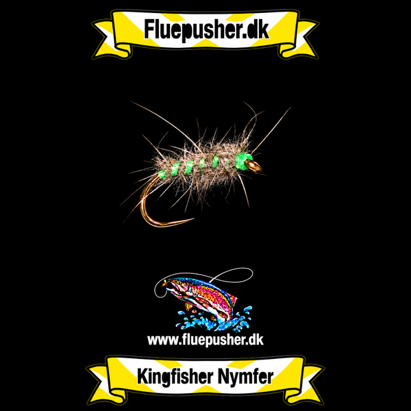 Hares Ear caddis mint – Kingfisher Nymfer