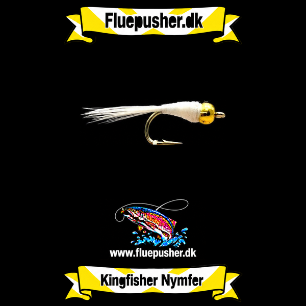 P&T nymphen hvid uv – Kingfisher
