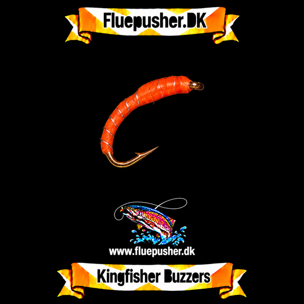 Kingfisher Buzzers – Flash back orange epoxy buzzer