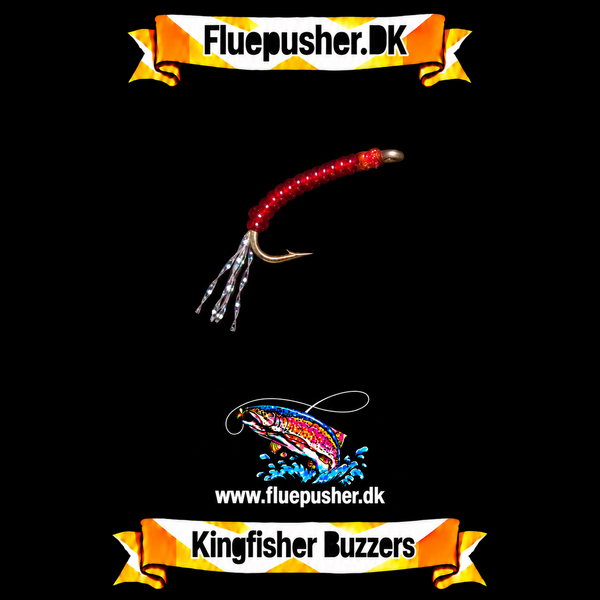 Kingfisher Buzzers – Flash tail red worm buzzer