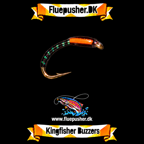 Kingfisher black crisp cheek buzzer