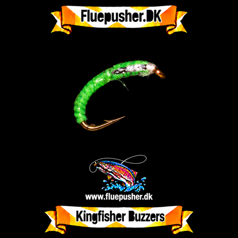 Kingfisher epoxy chartreuse flexi floss buzzer