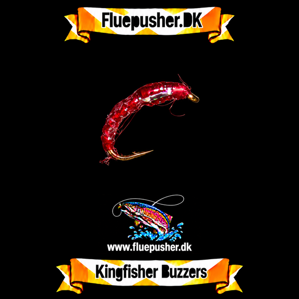 Kingfisher Buzzers – Kingfisher red floss buzzer