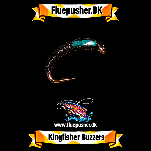 Kingfisher Buzzers – Olive copper wire rib green cheeks buzzer