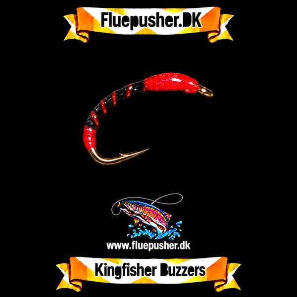 Kingfisher Buzzers – Orange butt rib thorax epoxy buzzer