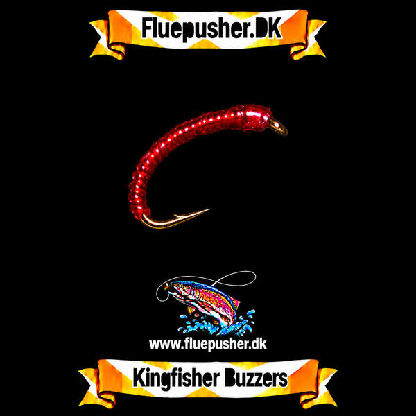 Kingfisher Buzzers – Red blood worm buzzer